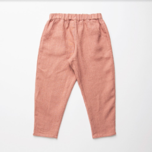 Nellie Quats FW20 / 넬리쿼츠 FW20_Jumping Jack Trousers  Dusty Pink Linen