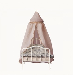 메일레그 MAILEG / Miniature Bed Canopy_Rose / 로즈컬러 캐노피 인형가구 (높이 32cm)