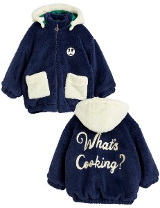 (92-98, 104-110, 128-136) [MINI RODINI] What`s Cooking faux fur jacket