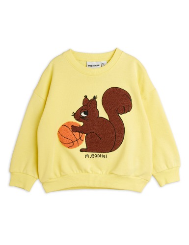 [미니로디니] Squirrel chenille emb sweatshirt