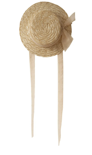 (M size last) [FROU FROU] THE CLASSIC HAT - dotted creme