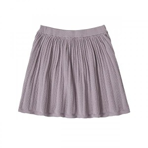 [펍키즈] Pointelle Skirt - heather